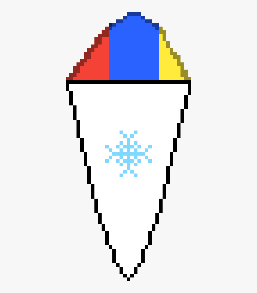 Snow Cone , Png Download - Pixel Art Kawaii Ice Cream, Transparent Png