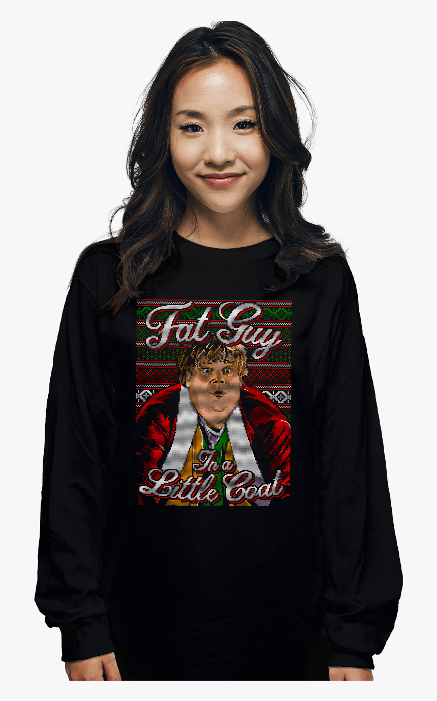 Fat Guy In A Little Coat - Cardigan, HD Png Download