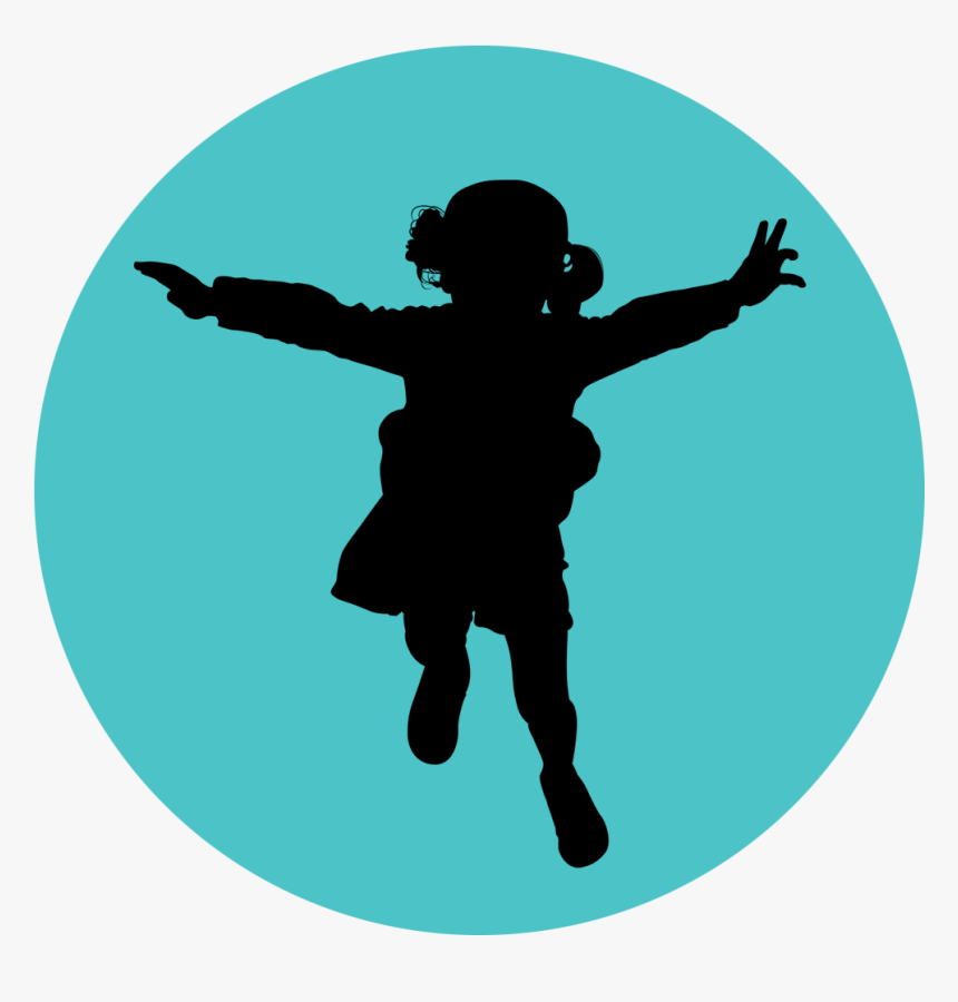 Transparent Young Girl Png - Child Silhouette Png, Png Download
