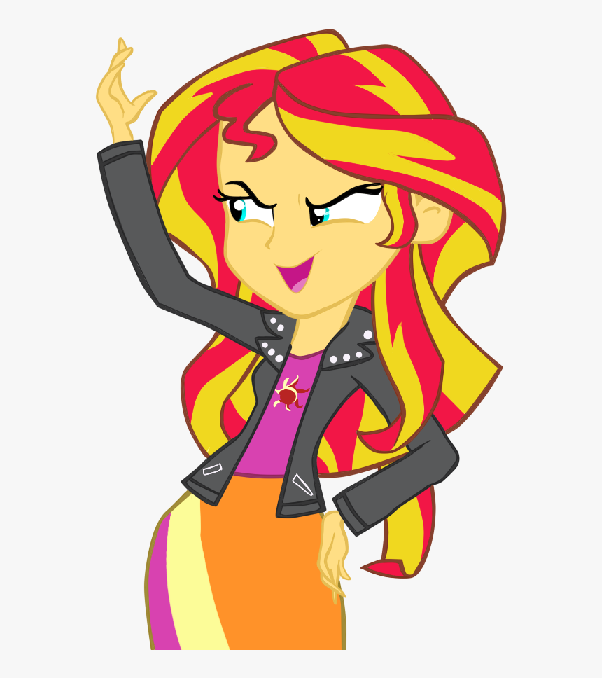 Cartoon Pictures Of Little Girls - Equestria Girls Sunset Shimmer 2013, HD Png Download
