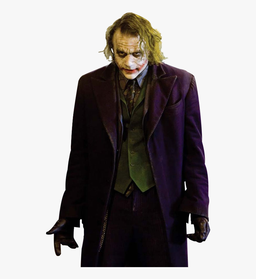 Joker Face Transparent Free Png - Joker The Dark Knight Png, Png Download