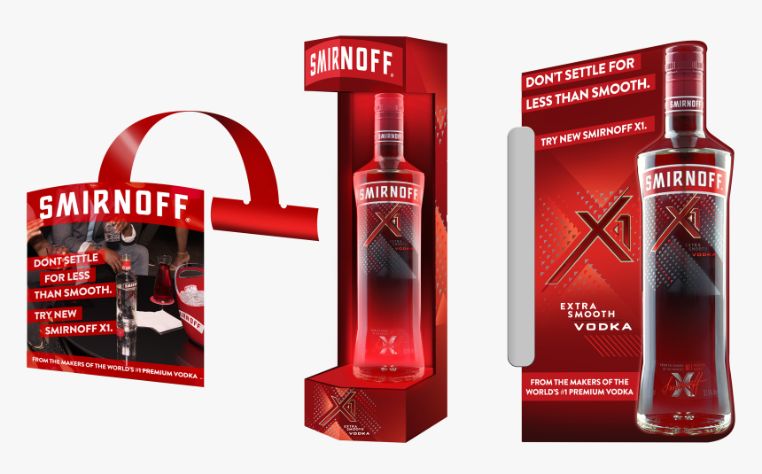 Transparent Bottle Cap Png - Smirnoff X1 Png, Png Download