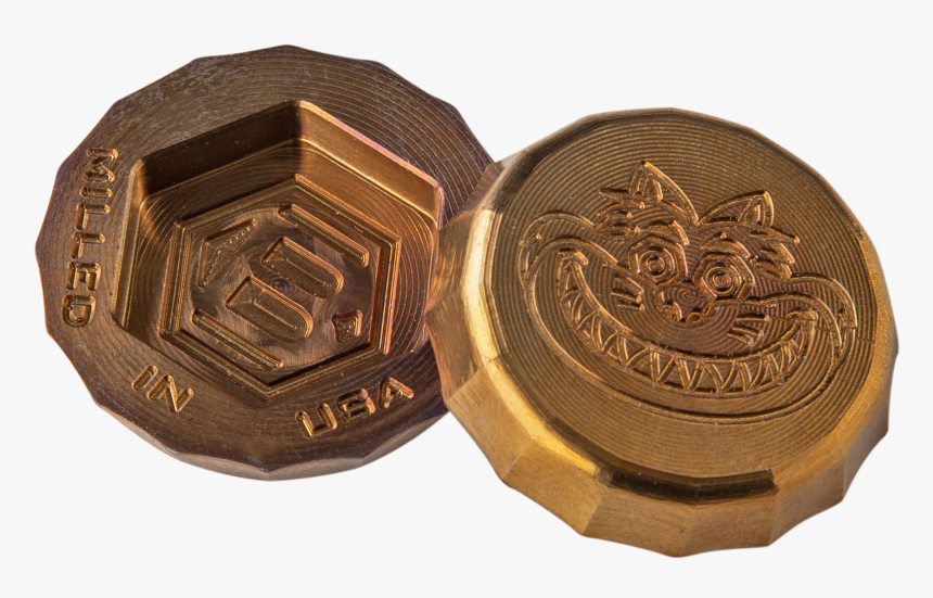 Fat Cat Bottle Cap - Carving, HD Png Download