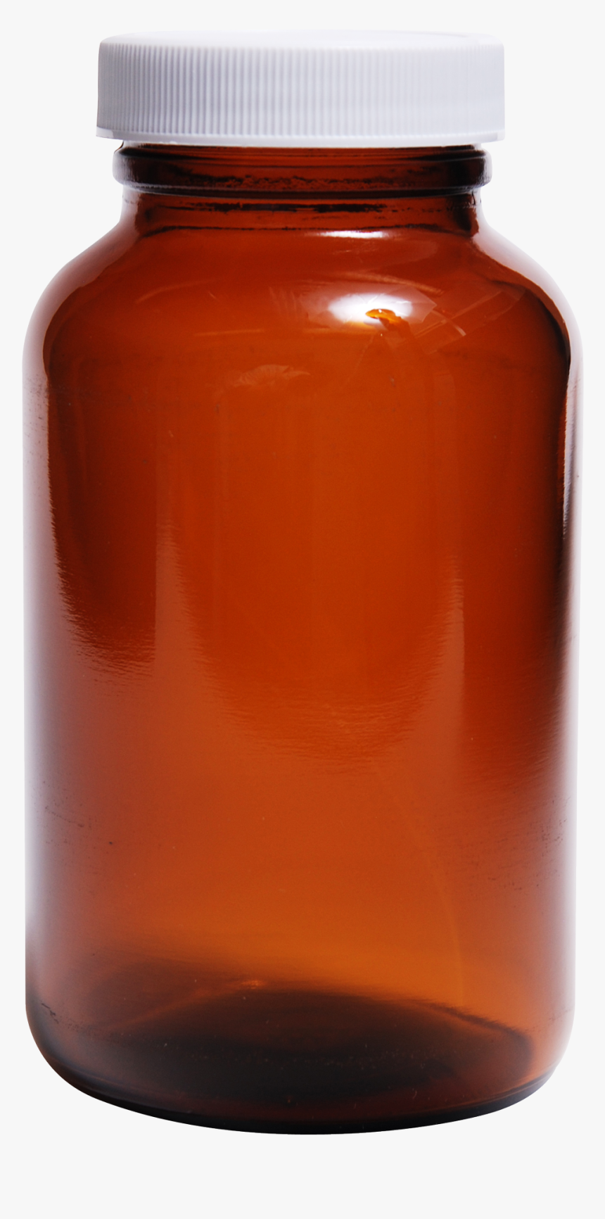 Brown Glass Bottle Png Transparent Image - Glass Medicine Bottle Png, Png Download