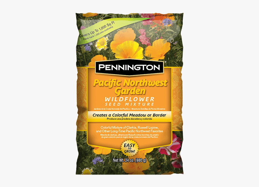 Pennington Pacific Northwest Garden Wildflower Mix - Verbena, HD Png Download