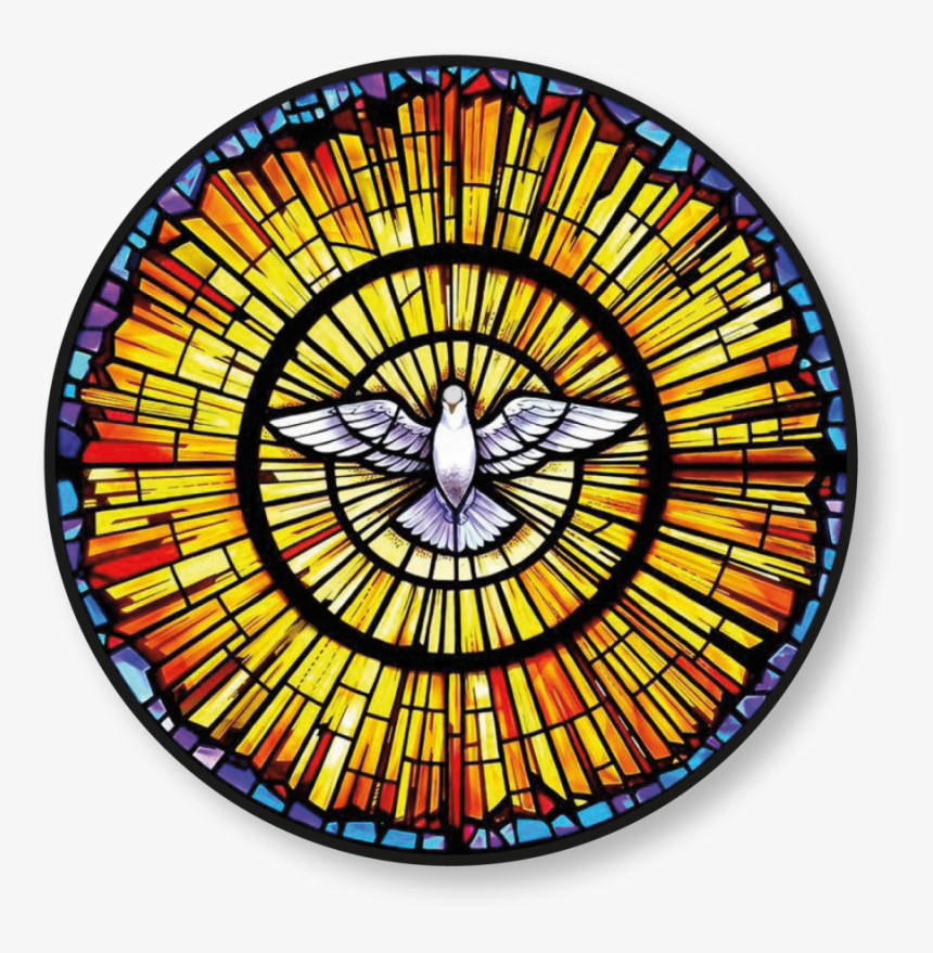 Stained Glass Color Pencil Drawing, HD Png Download