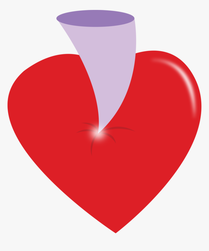 Picture Library Download Heat Clipart Trail Heart - Mlp Love Cutie Mark, HD Png Download