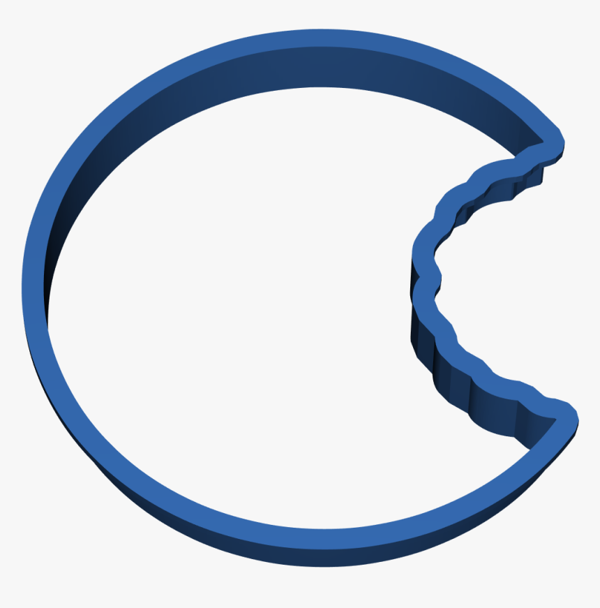 Bite Mark Cookie Cutter Clipart , Png Download, Transparent Png