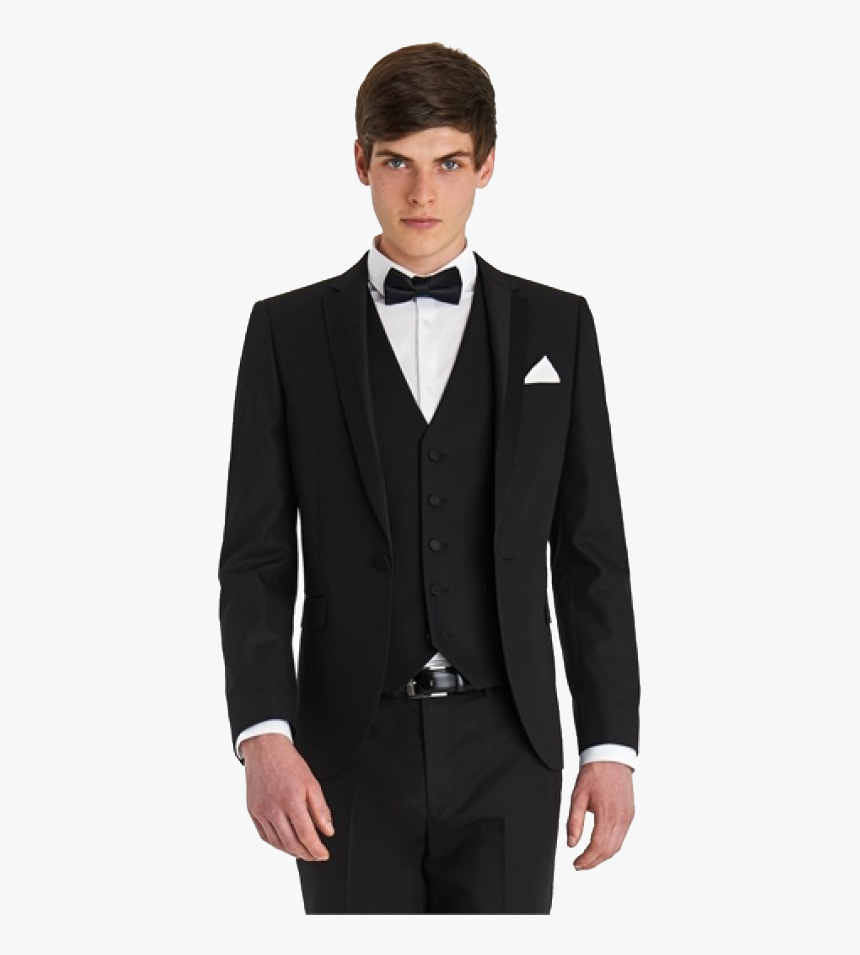 Black Tuxedo Transparent Background - Blue Dinner Jacket, HD Png Download