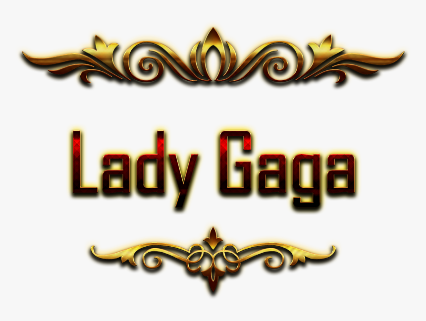 Lady Gaga Decorative Name Png - Harsh Name, Transparent Png