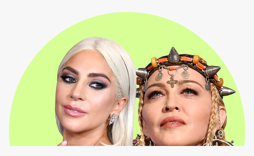 Madonna May Have Reignited Her Feud With Lady Gaga - Headpiece, HD Png Download