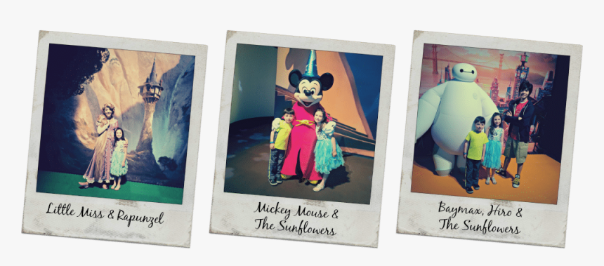 Mickey Rapunzel And Baymax With Hiro - Tangled Disney, HD Png Download