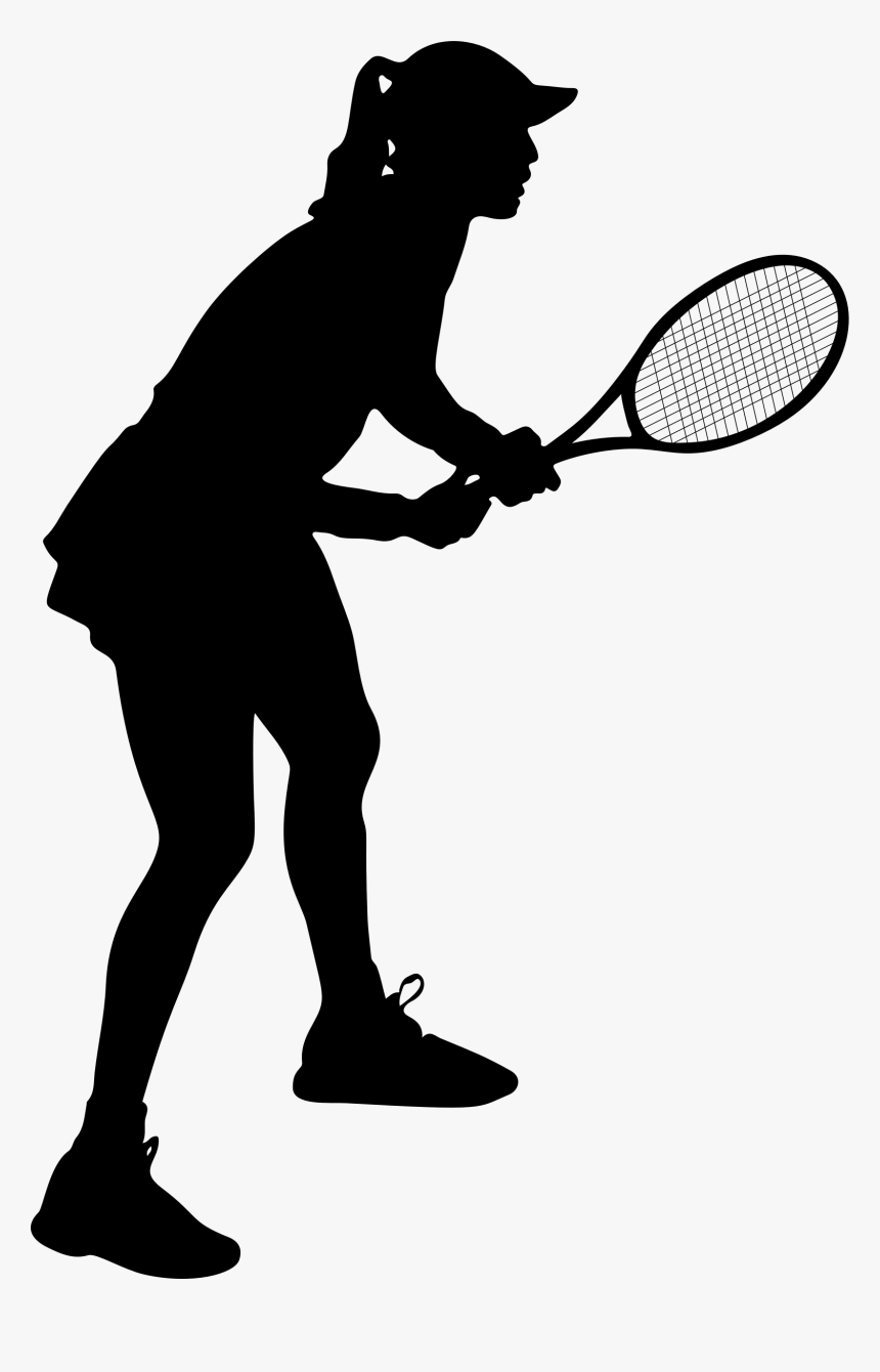 Soft Tennis Clipart , Png Download - Woman Tennis Player Clipart, Transparent Png