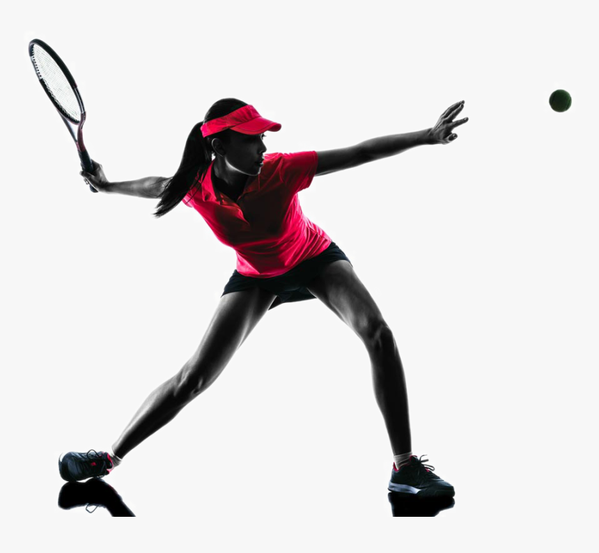 Tennis Player Stock Photography Silhouette Woman - Tennis Player Png, Transparent Png