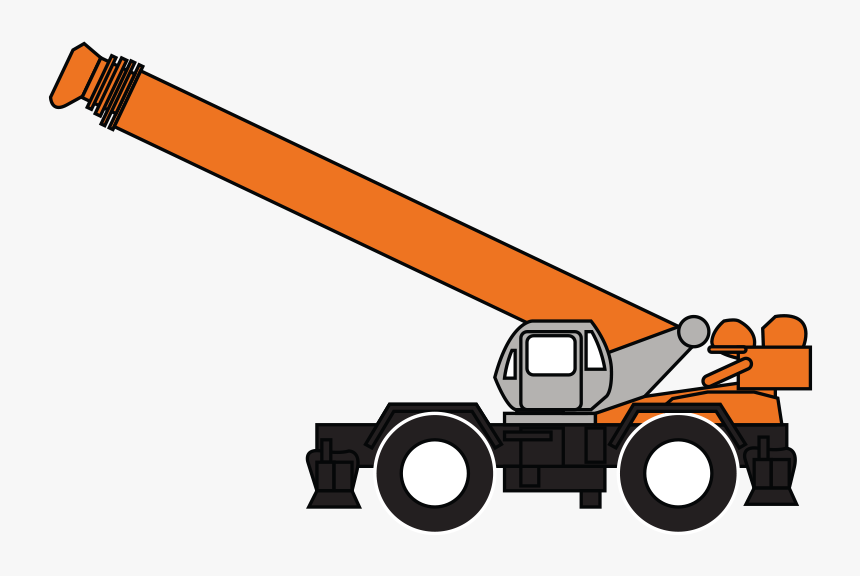 Crane Clipart Vertical - Crane, HD Png Download