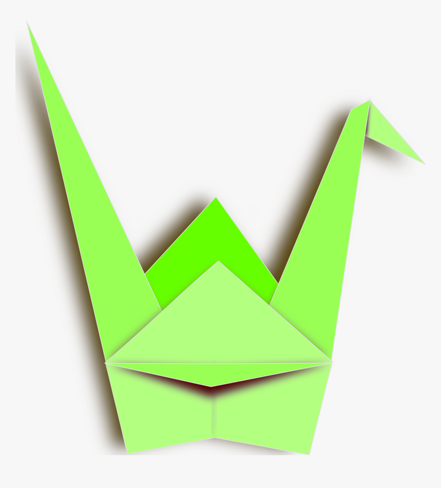 Origami Crane - Transparent Origami Crane Gif, HD Png Download