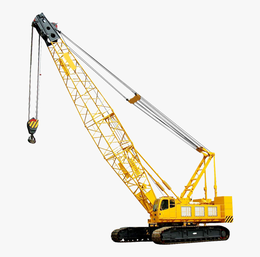 Crawler Crane , Png Download - Crane At Construction Site, Transparent Png
