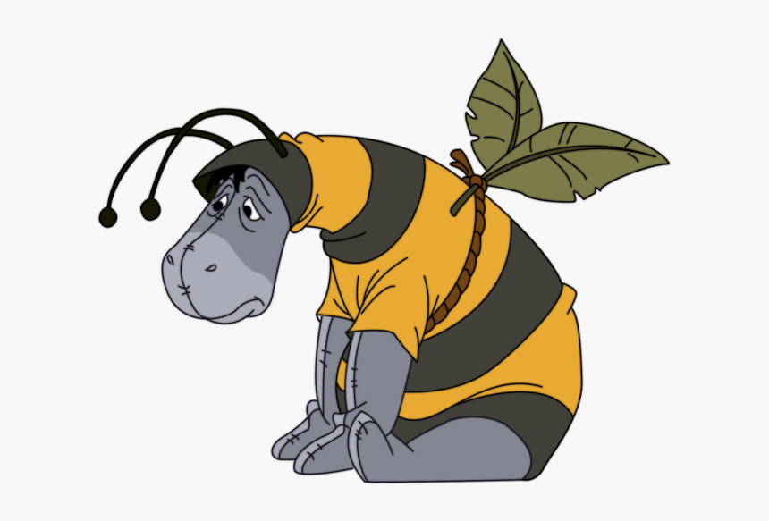 Download Eeyore Png Photo - Eeyore Bee, Transparent Png