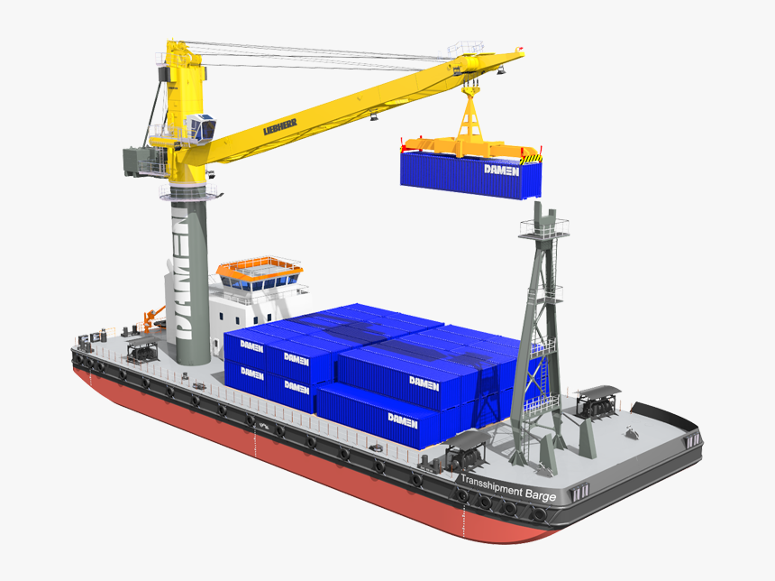 Download Barge Png Clipart - Container Transshipment, Transparent Png