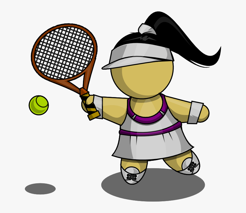 Free To Use & Public Domain Tennis Clip Art - Tennis Player Clipart Transparent, HD Png Download