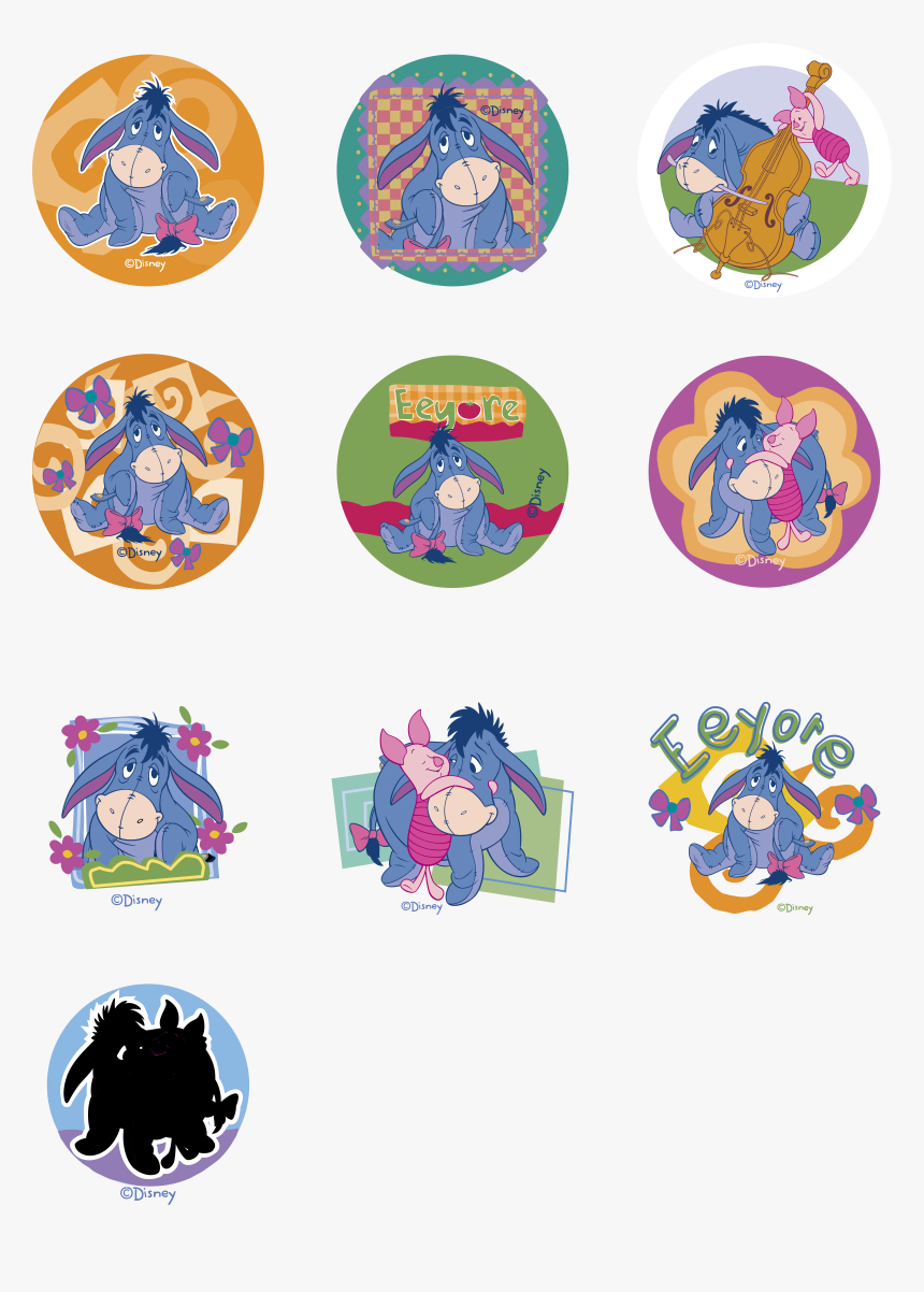Disney S Eeyore Logo Png Transparent - Disney Vectors Rafiki, Png Download