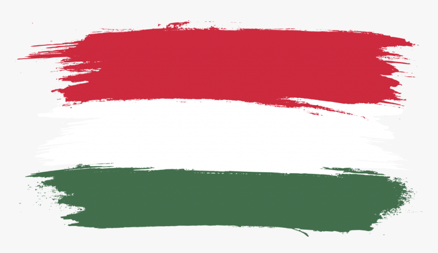 The Parliament In Budapest, Hungary - Italy Flag Brush Stroke, HD Png Download