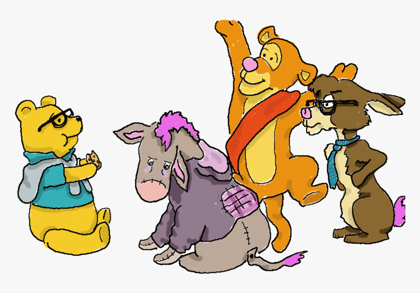 Transparent Eeyore Png - Cartoon, Png Download