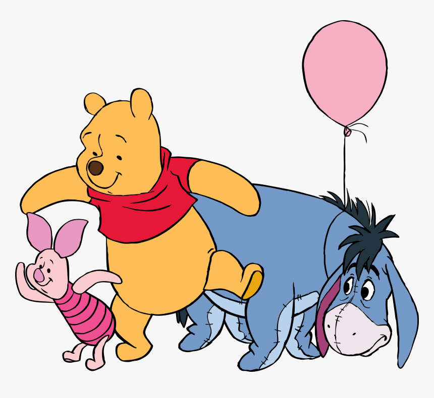 Roommates Disney Winnie The Pooh Eeyore Giant Wall - Winnie The Pooh And Eeyore, HD Png Download