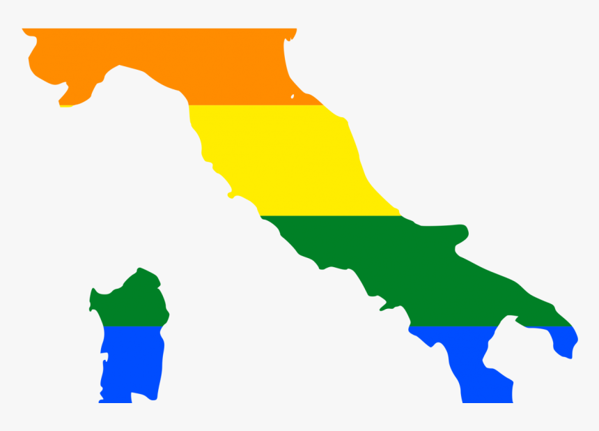 Italy Idahotb 2018 Country Page - Kingdom Of Italy Flag Map, HD Png Download