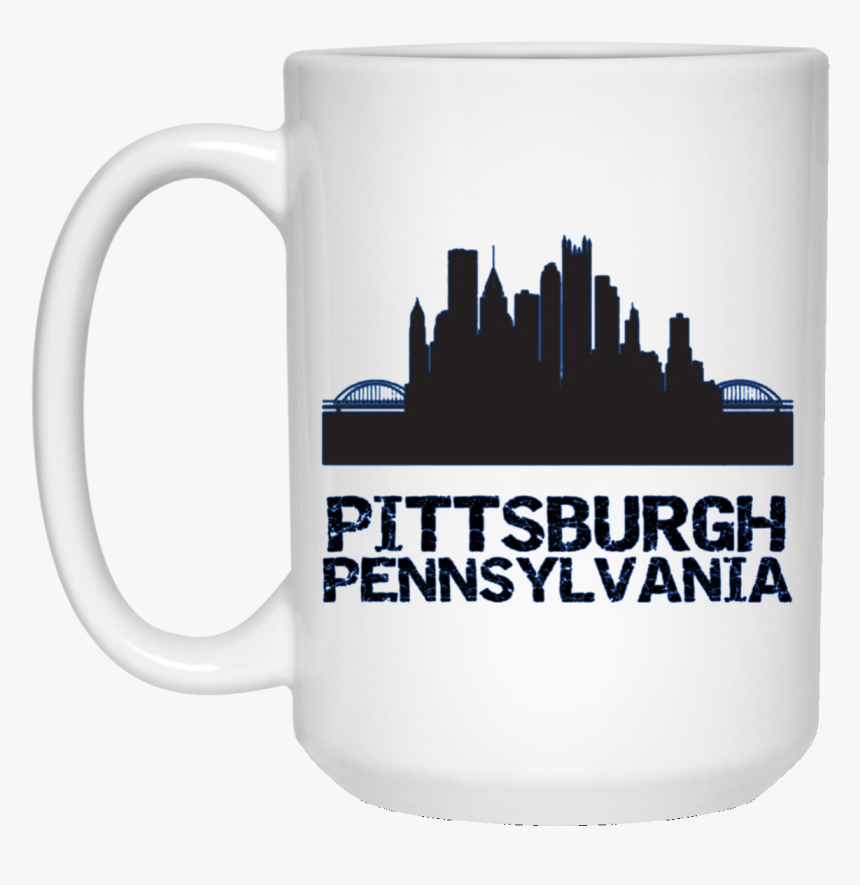Pittsburgh Pennsylvania City Skyline Silhouette - Skyline, HD Png Download