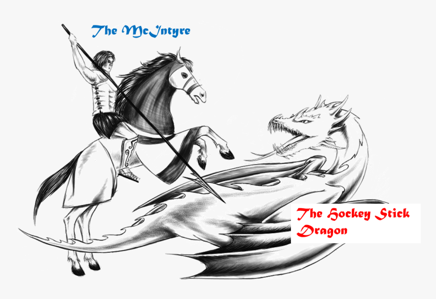 The Mcintyre Slaying The Hockey Stick - Amp Paradowscy, HD Png Download