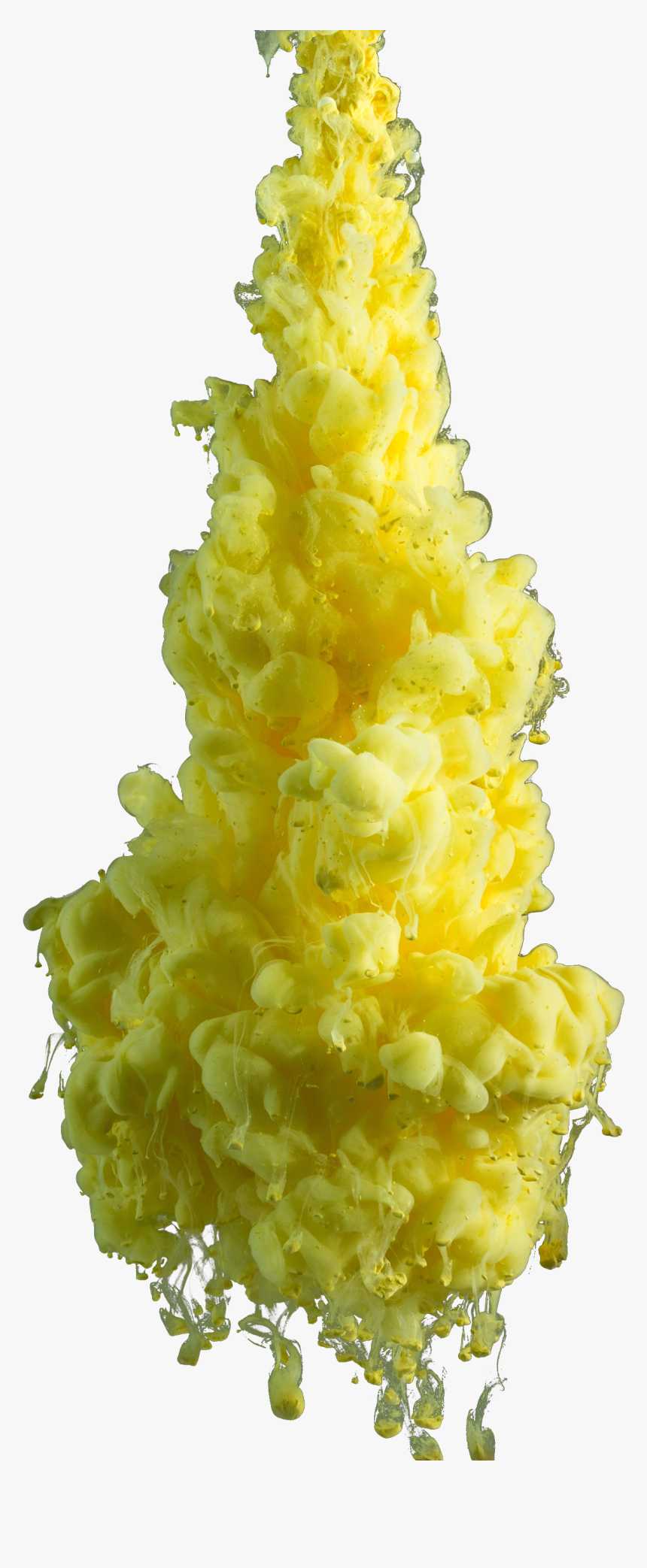 Colored Smoke Png Hd Quality - Colored Smoke Png Yellow, Transparent Png