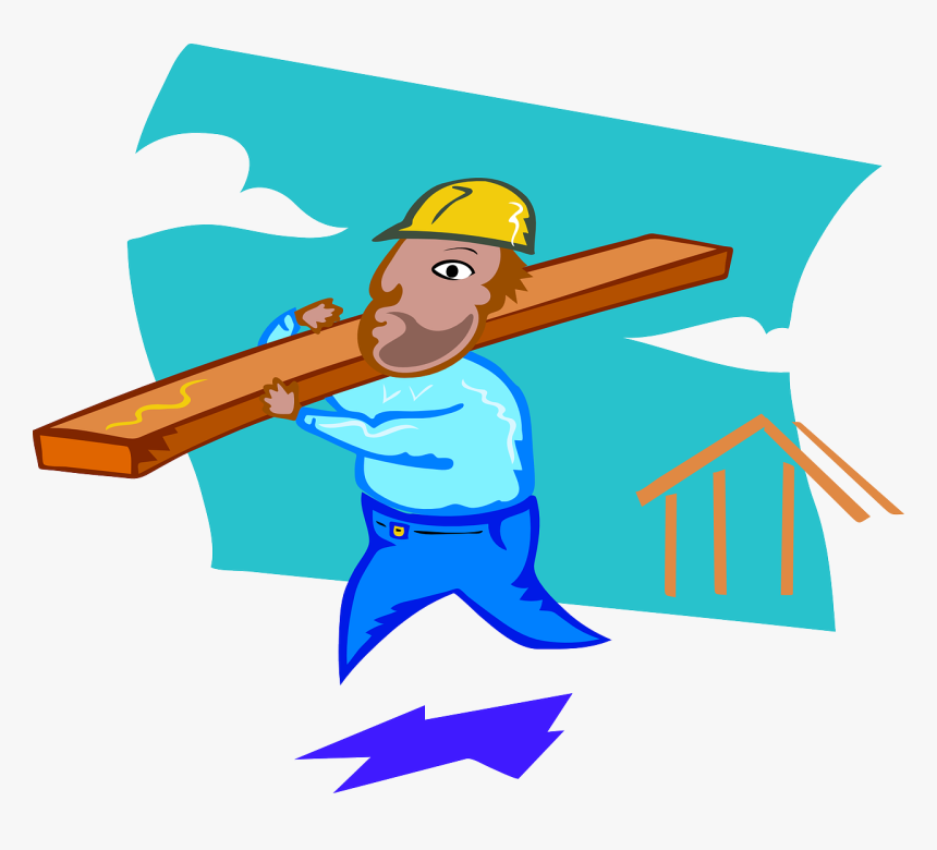 Construction Worker Svg Clip Arts - Carpenter Clipart, HD Png Download