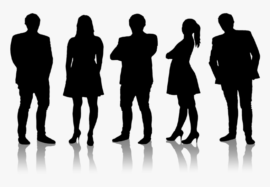 Business People Silhouette Png, Transparent Png