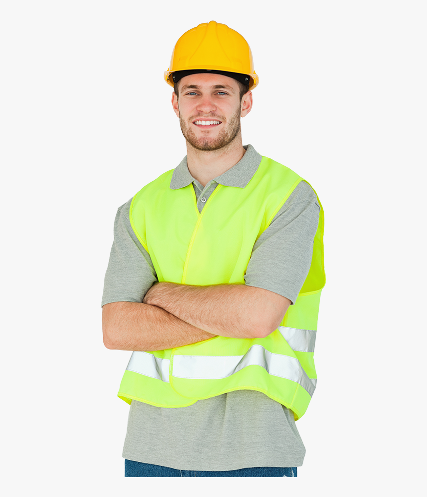 Construction Worker Folded Arms , Png Download - Man, Transparent Png