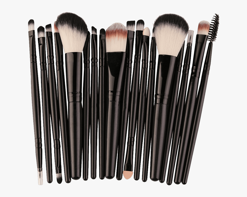 Transparent Makeup Brushes Clipart - Makeup Brush, HD Png Download