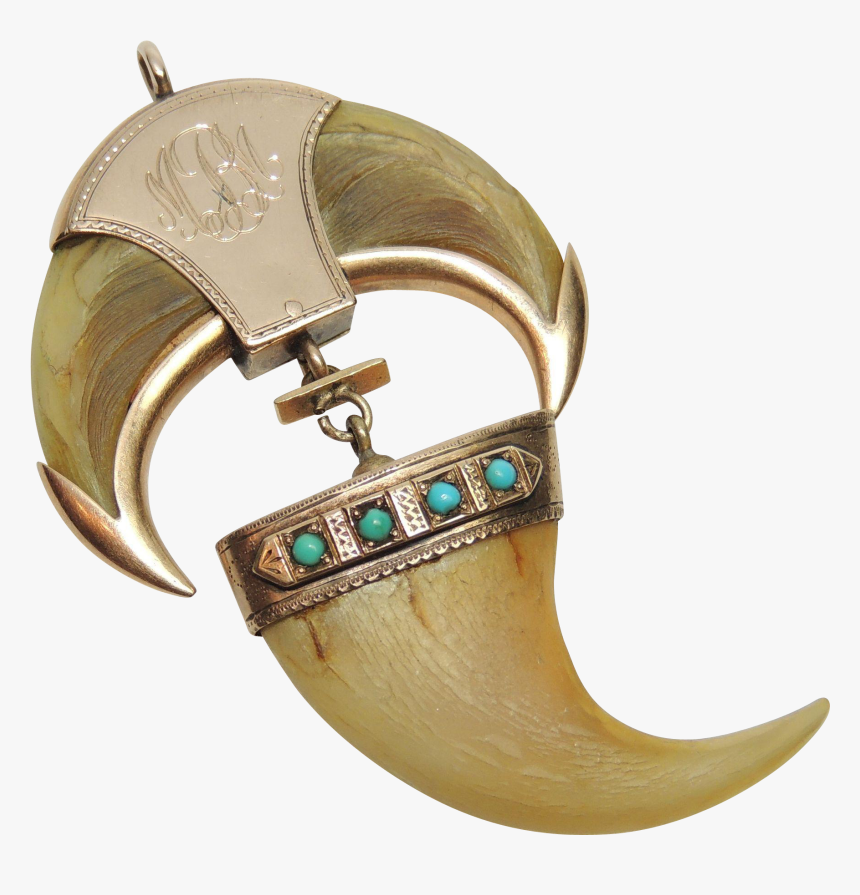 Gold Tiger Claw Pendant, HD Png Download