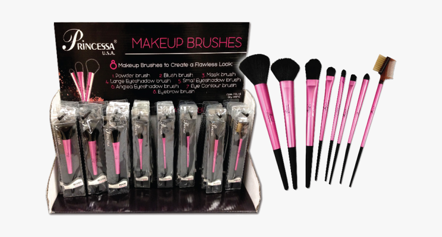 Makeup Brush Display, HD Png Download