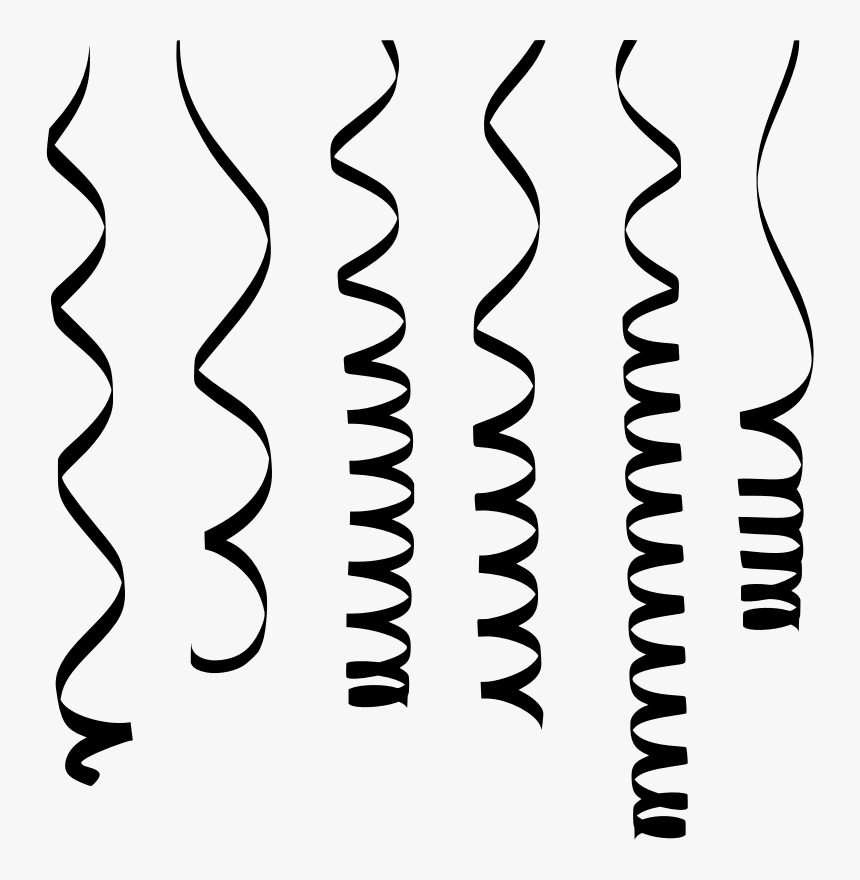 Streamer Black And White, HD Png Download