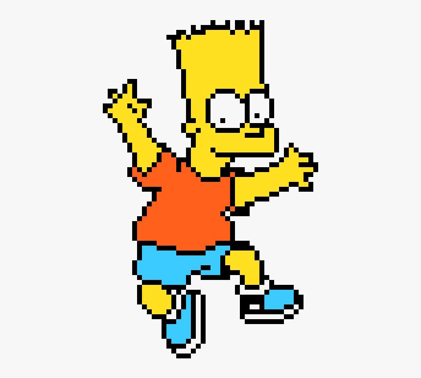 Homer Simpson Em Pixel, HD Png Download