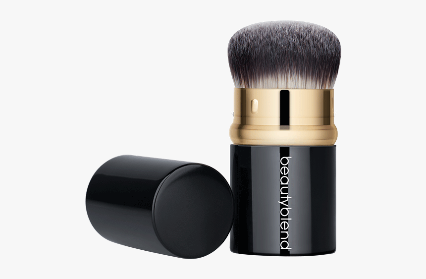 Portable Soft Synthetic Hair Plastic Handle Retractable - Makeup Brushes, HD Png Download