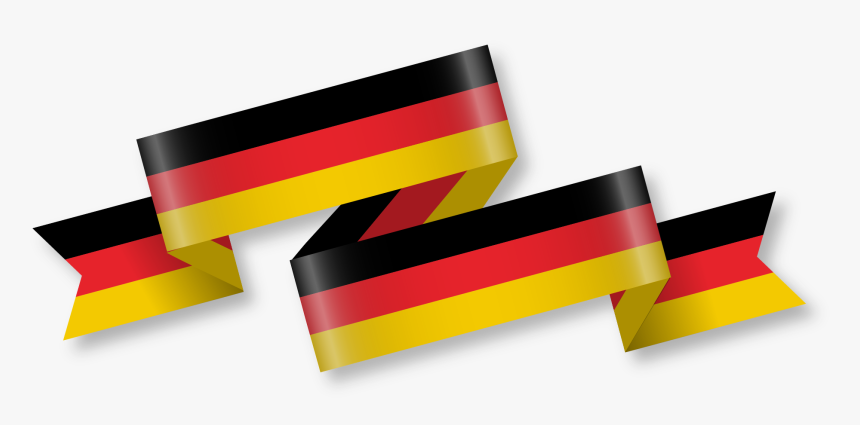 German Of Streamers Euclidean Flag Vector Germany Clipart - Germany Flag Ribbon Png, Transparent Png