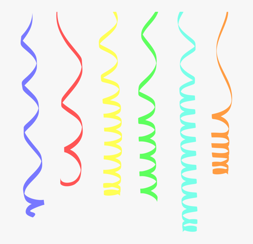 Streaming Media Drawing Download Encapsulated Postscript - Streamers Clipart Black And White, HD Png Download