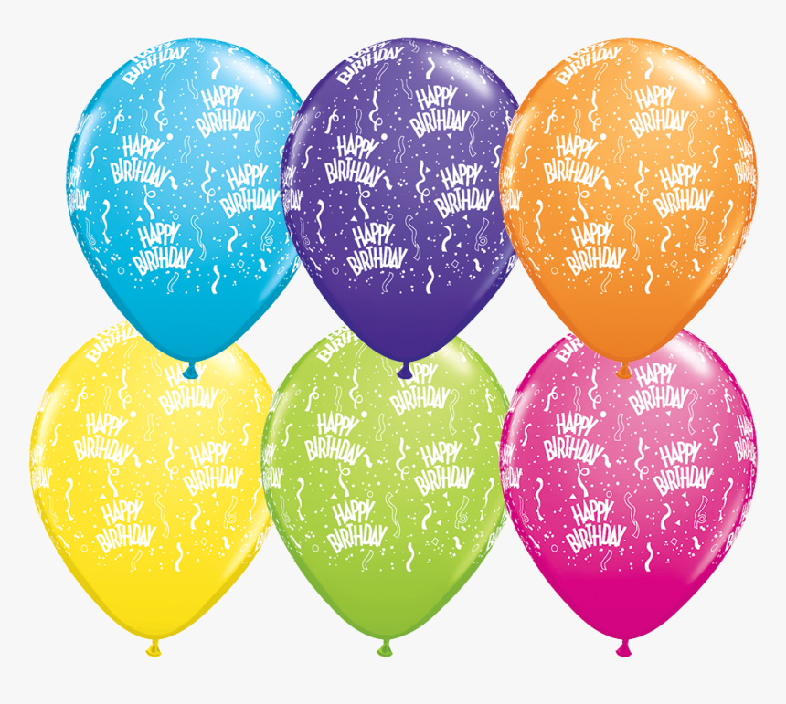 Transparent Birthday Streamers Png - Balloons, Png Download