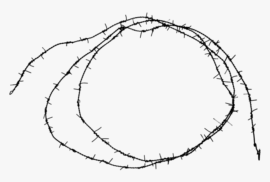Barbwire Png Transparent Picture - Barbed Wire Border Png, Png Download