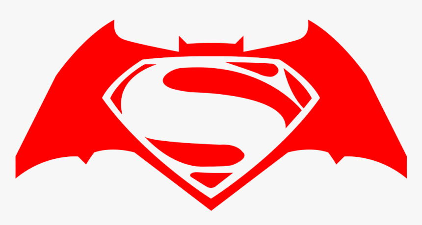 Black And White Superman Logo Png - Official Batman V Superman Logo, Transparent Png