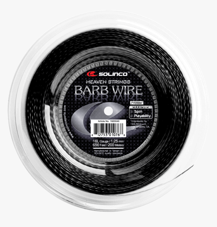 Barb Wire Reel - Solinco Barb Wire, HD Png Download