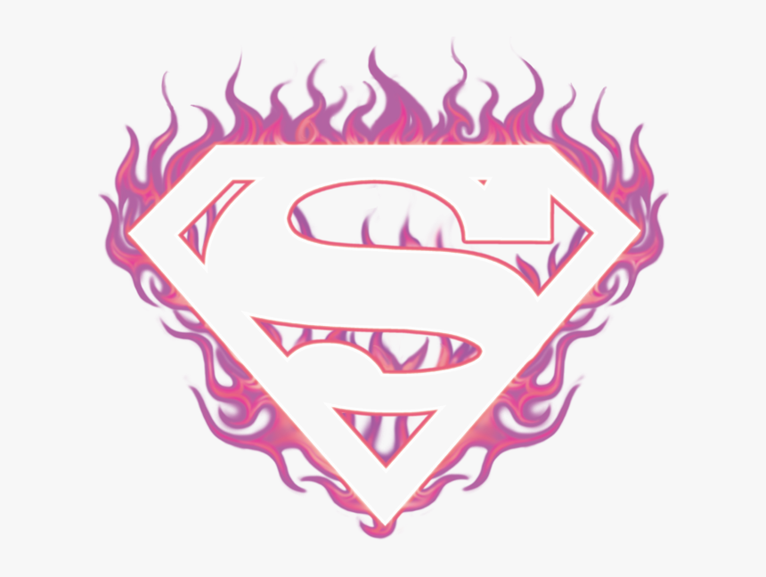 Transparent Pink Superman Logo, HD Png Download