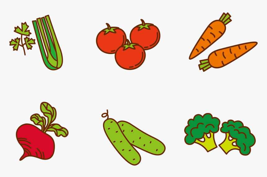 Fruit Vegetable Cartoon Clip Art - Cartoon Vegetable Png, Transparent Png