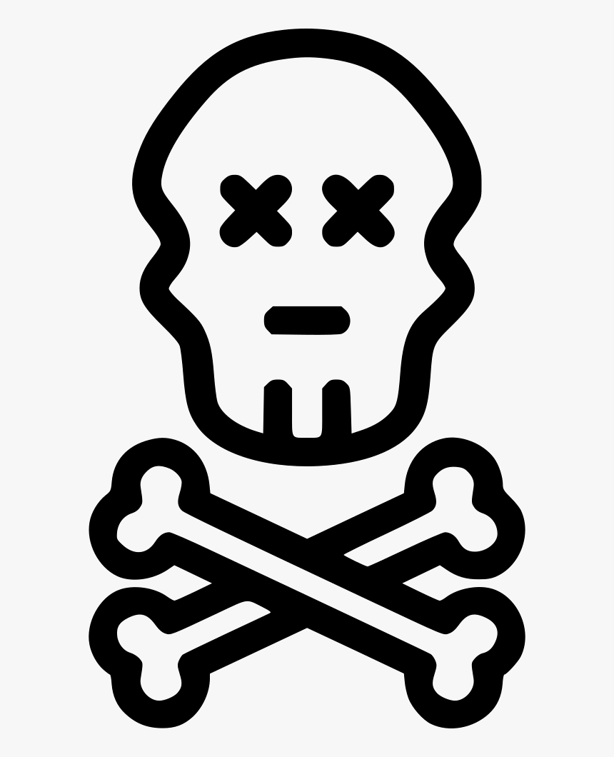 Image Royalty Free Coffin Clipart Bone - Danger Skull Bones, HD Png Download